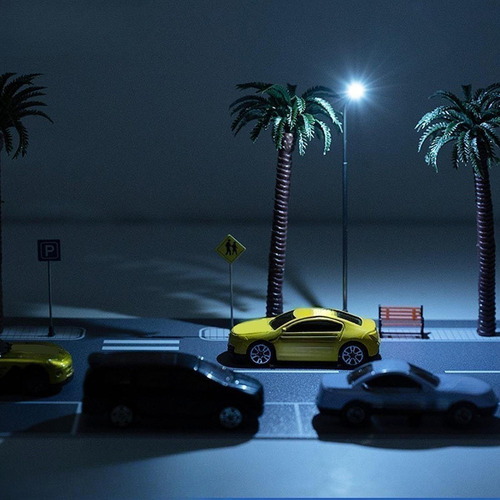 1/64 Escena De Carretera Modelo De Coche Exhibición Mesa De