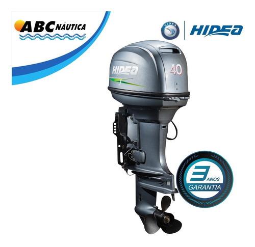 Motor De Popa Hidea 40hp 2t Comando A Distancia - Power Trim