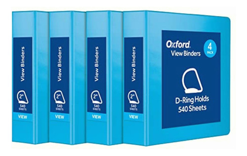 Oxford® Carpeta De 3 Anillos, Anillos En D De 2 Pulgadas,