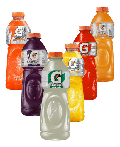 Isotônico Gatorade Pack Diversos Sabores Garrafa 6x500ml