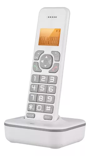 Teléfono Genérica D1102b inalámbrico 100V/240V - color blanco
