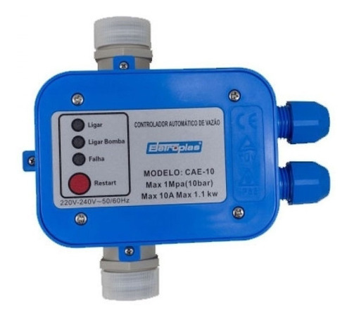 Controlador Automático De Pressão Água Cae10 Eletroplas 220v