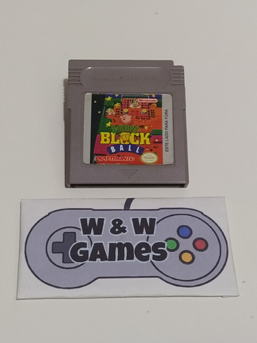 Kirby Block Ball Playtronic Original Nintendo Game Boy