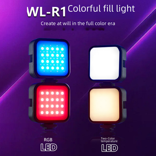Luz De Preenchimento Rgb Kalio W49 Mini Square Beauty Light