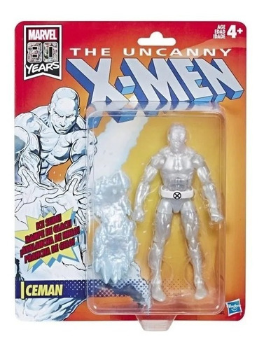 Figura De Acción Iceman The Uncanny X-men Vintage Hasbro