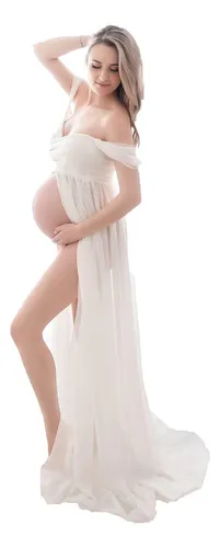 Vestidos blancos online de embarazada