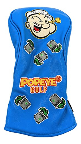 Funda Para Cabeza De Palo De Golf Popeye Golf Driver, Azul,