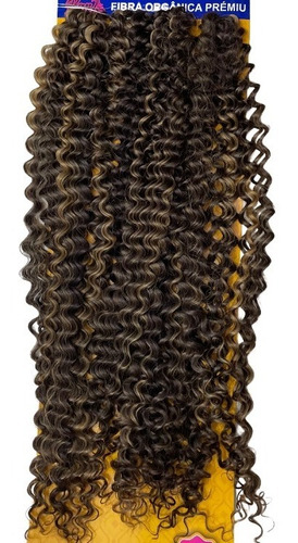 Cabelo Orgânico Cacheado Super Natural 70cm Crochet Braids