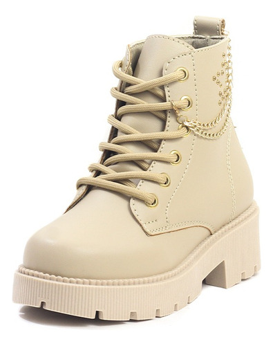 Bota Niña Beige Star Florida