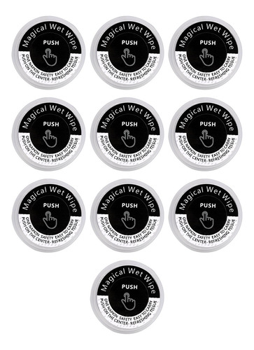Toalla Comprimida Suave Mini Tejido De Moneda 10 Granos