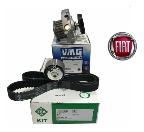 Kit Distribucion Ina + Bomba Agua Vmg Fiat Siena Fire 1.4 8v