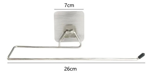 Rollo De Papel De Cocina Y Baño De Acero Inoxidable Sin Perf