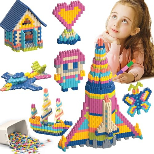 Kids 1120 Pcs Building Blocks Set Educational Stem Cons...