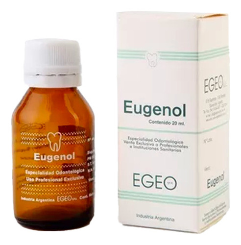 Eugenol Gotero Egeo X20ml Odontologia