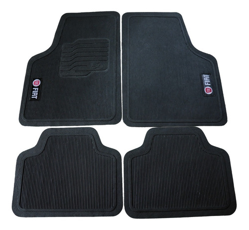 Tapete De Borracha Bordado Fiat Novo Uno Way Vivace Sporting