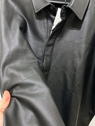 Camisa Efecto Encerado Xl Zara Con Msi