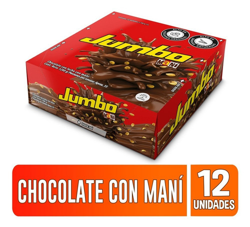 Chocolatina Jumbo Maní Plegadiza X 12 - kg