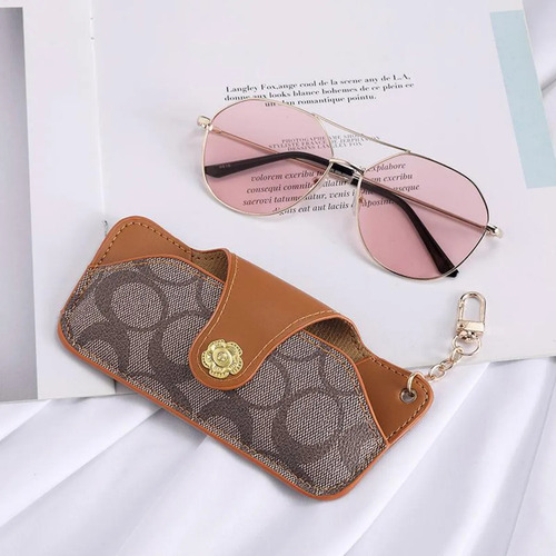 Funda De Cuero Para Gafas Bolsa Suave Para Gafas De Sol Estu