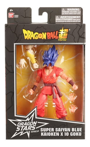 Dragon Ball Super Saiyan Blue Kaioken Figura Bandai 35855