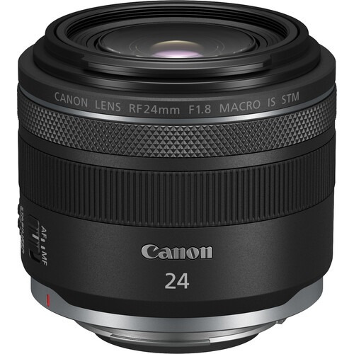 Lente Canon Rf 24mm F/1.8 Macro Is Stm Negro