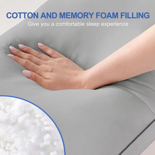Almohada Corporal De Espuma Viscoelástica Para Dormir De Lad