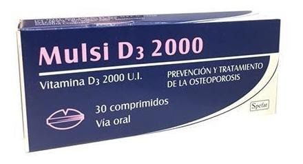 Mulsi D3 2000 Mg 30 Comprimidos