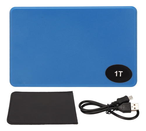 Disco Duro Externo Portátil Azul De 1 Tb, 2,5 Pulgadas, Usb