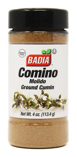 Comino Molido Badia X 113.4 Gr Origen Usa Kosher