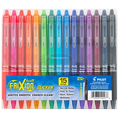 Frixion Clicker Bolígrafos De Tinta De Gel Borrables, ...