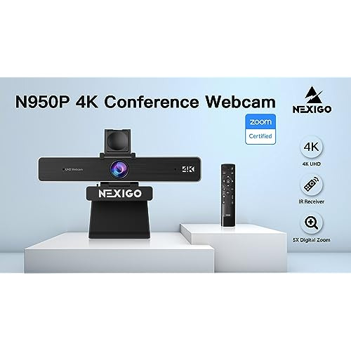 Webcam Certificada Zoom - N950p Webcam 4k Zoom, Sensor ...