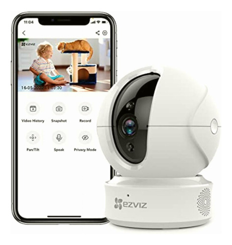 Ezviz C6cn 4mp Camara Wifi De Seguridad 360, 4 Mp Hd Con