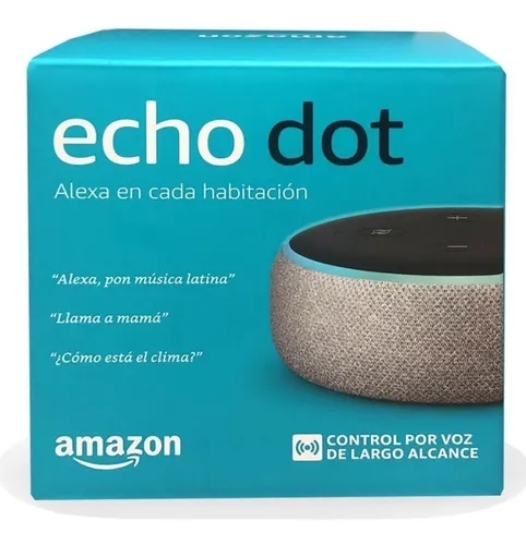 Amazon Echo Dot 3rd Gen con asistente virtual Alexa color heather