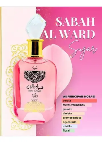 Sabah Al Ward Sugar Feminino 100ml | Frete grátis