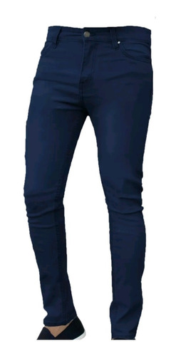 Jeans Chupin Color Hombre Elastizado Be Yourself Ventas
