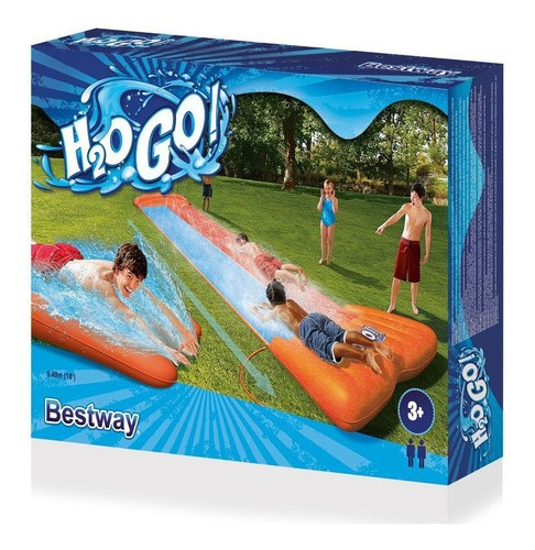 Imagen 1 de 6 de Deslizador Doble H20 Slider 5,49m Bestway Ploppy 381859