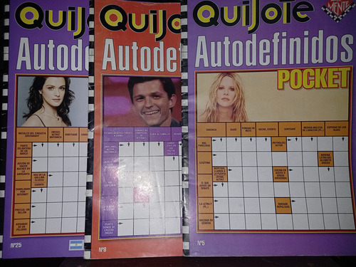 Autodefinidos Quijote De Bolsillo X 6 Revistas, 34 Paginas