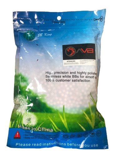 Munição Bolinha Airsoft 0,20g Refil Pacote 5000 Bbking Avb