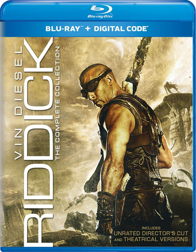 Blu Ray Riddick Complete Collection Original 3 Discos