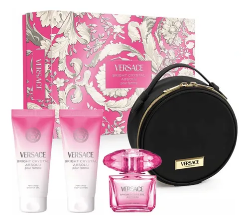 VERSACE Bright Crystal & Absolu セット Kit Versace Bright Crystal Absolu + Shower Gel + Body Lotion