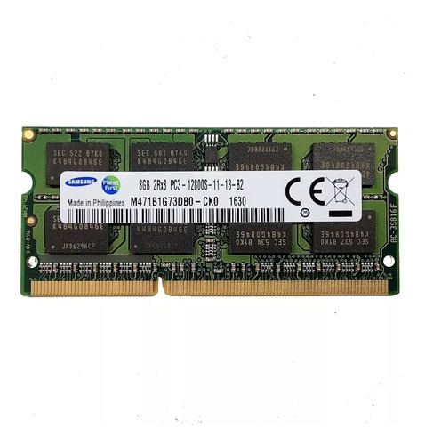 Memória 8gb Ddr3 12800s 1600mhz Pc3 1.5v Nfe Notebook Mac