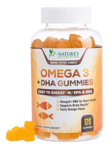 Omega 3 Gomitas De Aceite De Pescado Extra Fuerza Dha & Epa