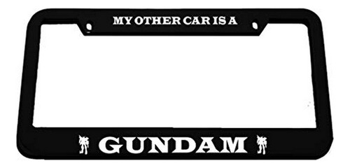 Portaplacas Gundam Zinc - Negro