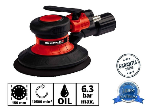 Lijadora Roto Orbital Neumatica Einhell Tc-pe 150 Mm 6 PuLG