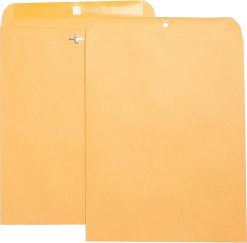 Heavy-duty Brown Clasp Envelopes, 11-1/2 W X 14-1/2 L, 28lb.