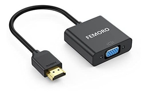 Cables Vga, Video - Convertidor Adaptador Hdmi A Vga 1080p, 