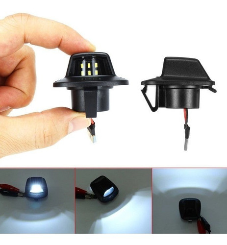 Imagem 4 de 9 de Luz Placa Dodge Dakota Todas Led Branco (02 Unidades)