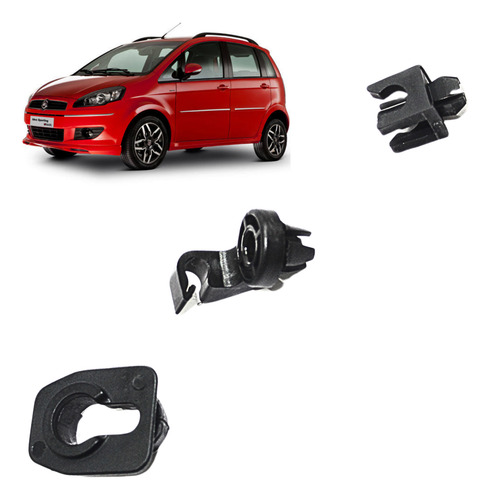 Grampo Presilha Haste Vareta Capo Fiat Idea Adventure 06/16