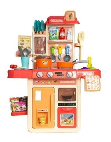 Cocinita Infantil Little Chef Set Con Luz Y Sonido Niña Real