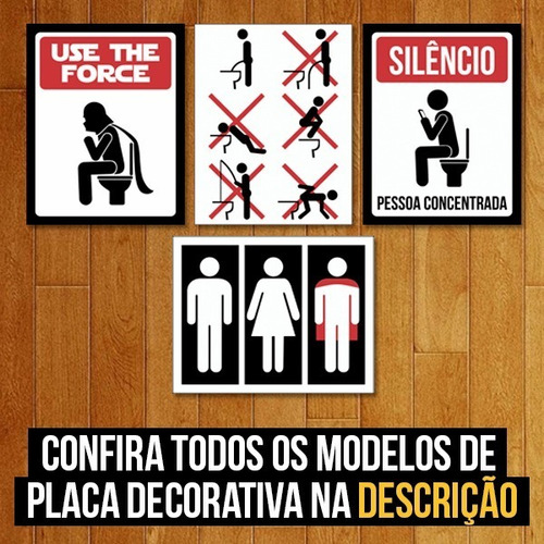 Placa Quadro Decorativo - Atenção Não Toque Na Coleção Tocar