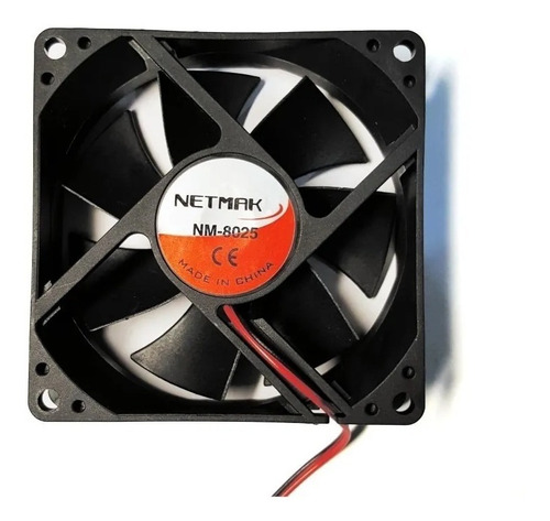 Fan Cooler 8cm 80 X 80 Fuente Nm-8025 Netmak Local Centro